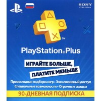 Карта подписки PlayStation Plus Card 90 дней