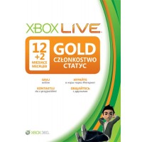 Карта подписки Xbox Live Gold на 12+2 месяцев