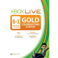 Карта подписки Xbox Live Gold на 6+1 месяцев