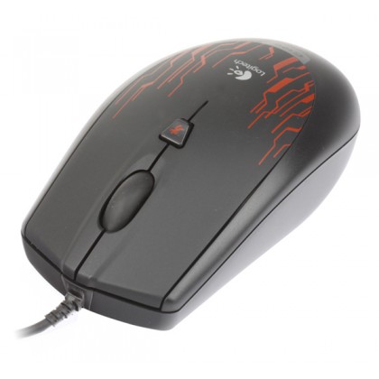 Logitech Мышь игровая G100 Gaming Mouse Red