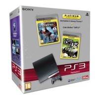 Игровая приставка Sony PS3 Slim (250 Gb) + Uncharted 2 + DiRT 2