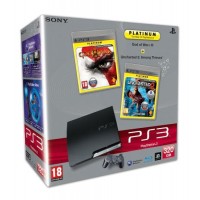 Игровая приставка Sony PS3 Slim (320 Gb) God of War3 + Unc...