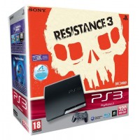 Игровая приставка Sony PS3 Slim (320 Gb) + Resistance 3