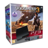 Игровая приставка Sony PS3 Slim (320 Gb) + Uncharted 3