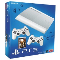 Игровая приставка Sony PS3 Super Slim (12 Gb) White + Одни