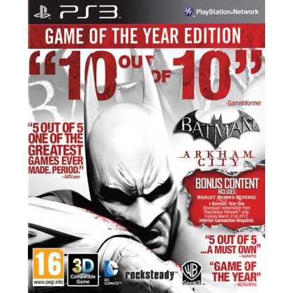 Batman: Arkham City Game of the Year (PS3) Русские субтитры