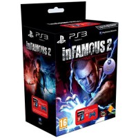 Комплект Дурная репутация 2 (PS3) + Dualshock BLUE