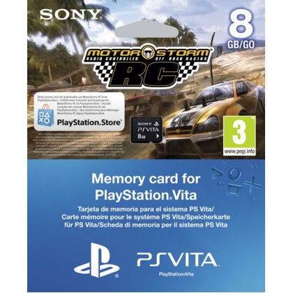 8GB SONY Карта памяти Memory Card (PS Vita) + код на загрузку игры MotorStorm RC