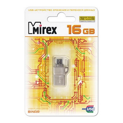 16GB USB флэш-диск MIREX BINAR OTG