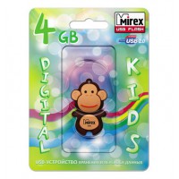 4GB USB флэш-диск MIREX Monkey Brown в виде игрушки