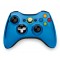 Геймпад беспроводной (Xbox 360) Wireless Controller Chrome Blue