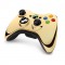 Геймпад беспроводной (Xbox 360) Wireless Controller Chrome Gold