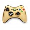 Геймпад беспроводной (Xbox 360) Wireless Controller Chrome Gold